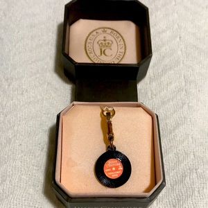 New Juicy Couture vinyl record charm